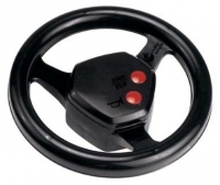 Sounding steering wheel with sound chip